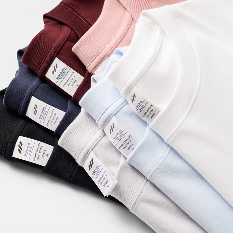 (买一送一)230g新疆棉春秋款宽松潮牌圆领长袖t恤男女纯棉打底衫