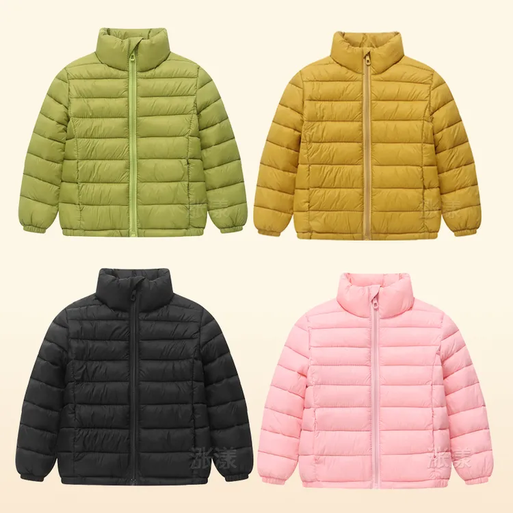 儿童羽丝棉棉服男女小童宝宝秋冬轻薄棉衣内胆婴儿棉袄校服神器衣