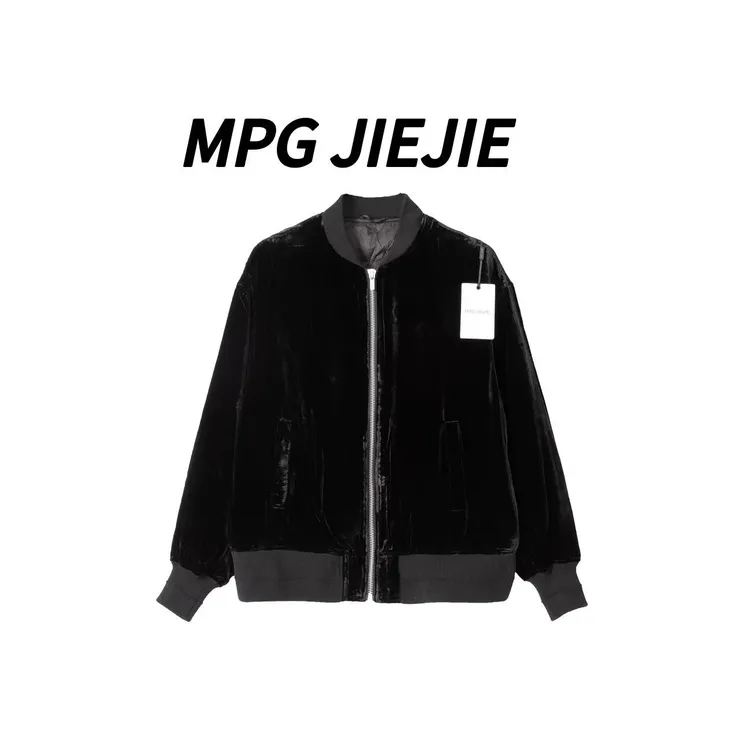 MPG JIEJIE【真心话】25秋冬丝绒贵气鹅绒外套