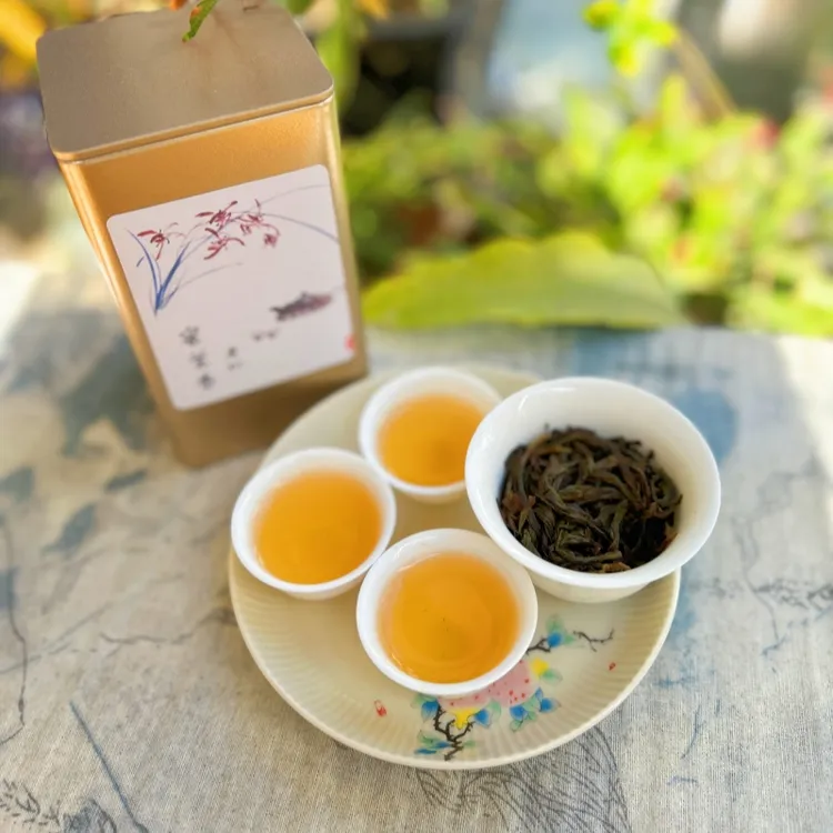 潮州老树乌岽凤凰单丛枞茶罐装老枞蜜兰香回甘回味足125g春季