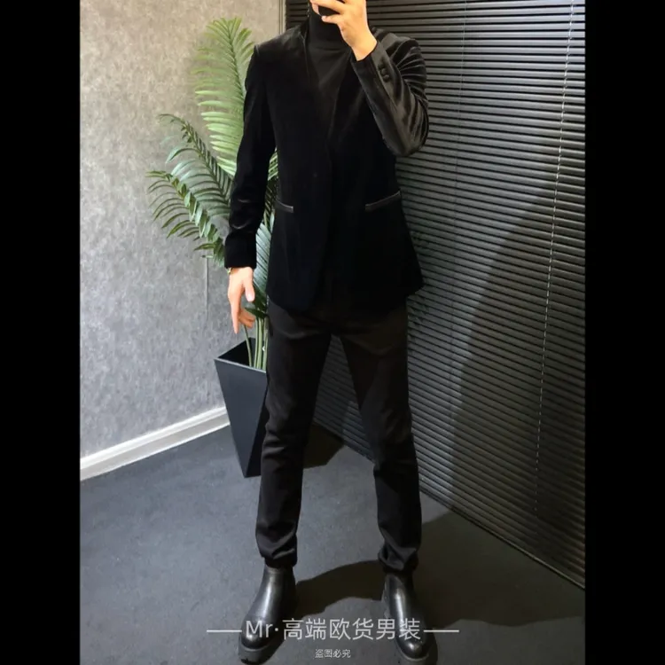 时尚高品质‖无领丝绒西服·25早秋新款·轻奢系列KN