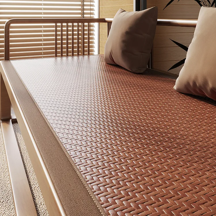 2025新款夏季沙发凉席坐垫新中式实木沙发垫夏用红木家具夏天藤席