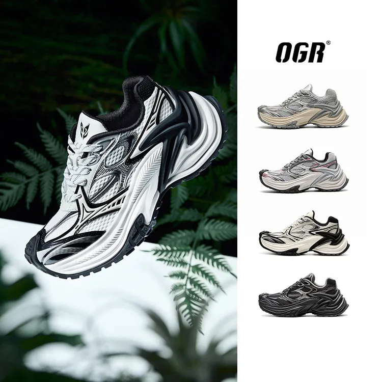 OGR【徐艺洋同款】响尾蛇AD老爹鞋秋冬穿搭男女休闲透气增高运动鞋