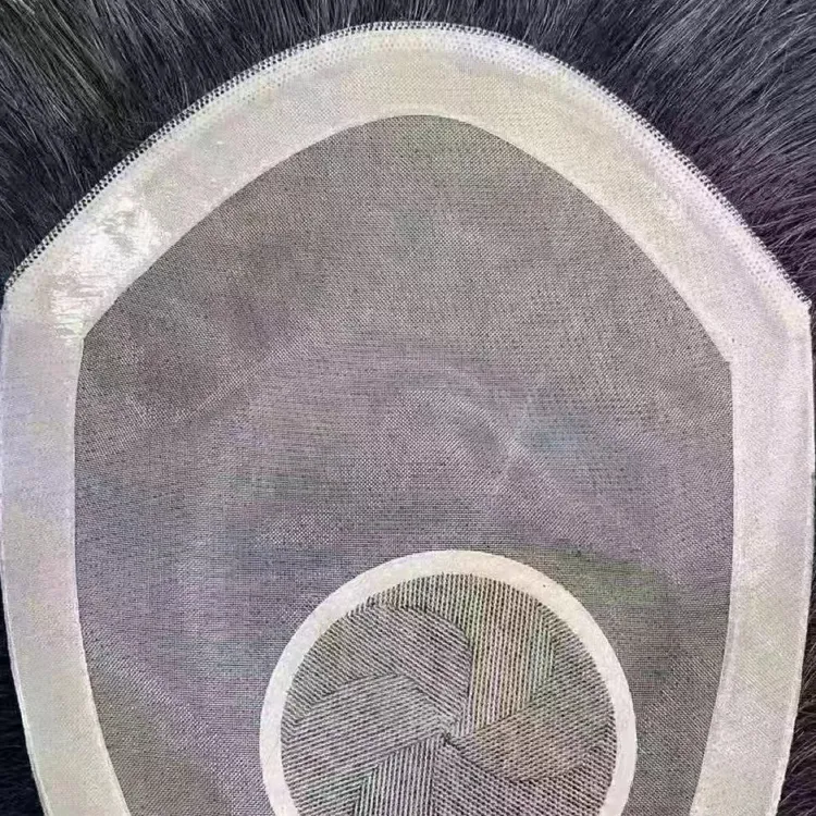 男士假发，生物边修复，自然逼真