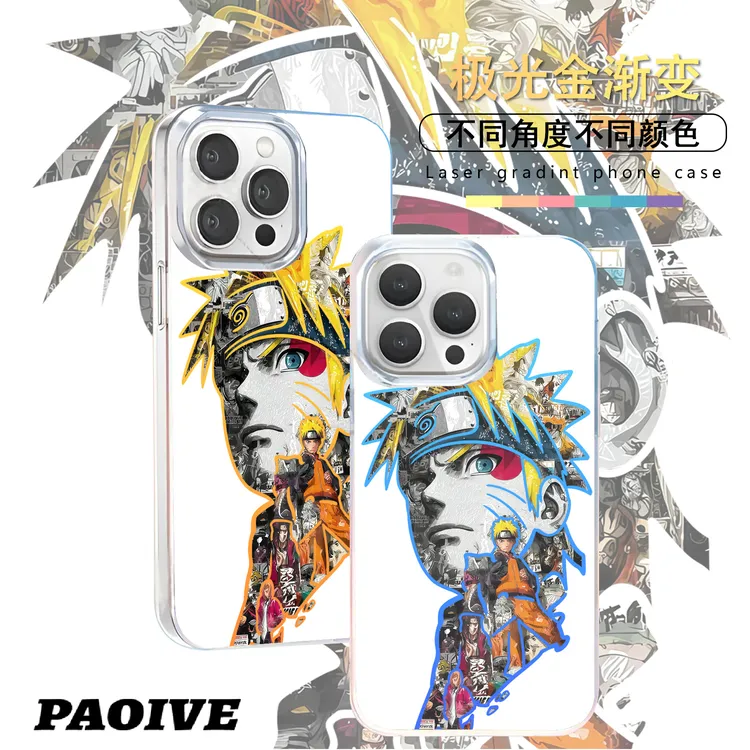 漩涡鸣人适用苹果华为vivo一加iPhone小米红米极光手机壳