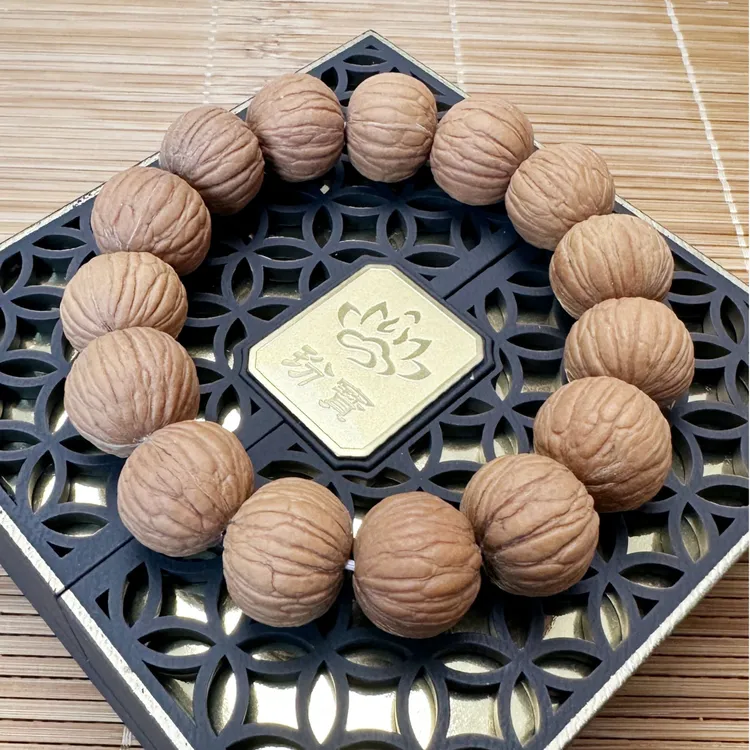 天然原皮原色凤羽猴头手串礼盒自盘送礼佳品