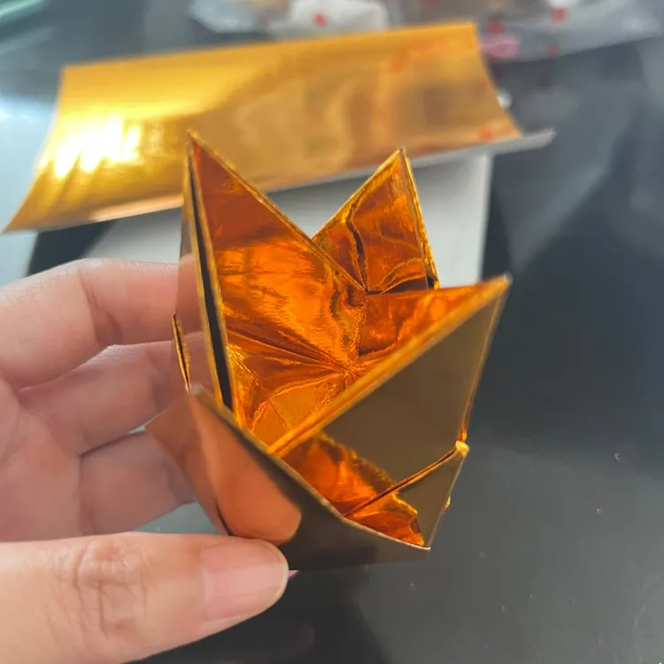 手工折纸半成品六角锭(需要自己展开)特别节日适用