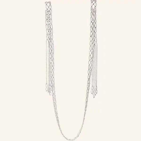 铜合金项链 月帘项链新中式国风小众设计感时尚百搭气质轻奢长款