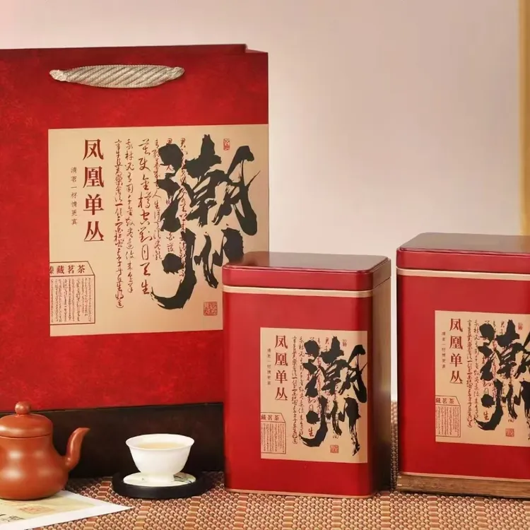 凤凰单丛正春大乌叶潮州功夫茶乌龙茶250g袋装礼罐随机发货