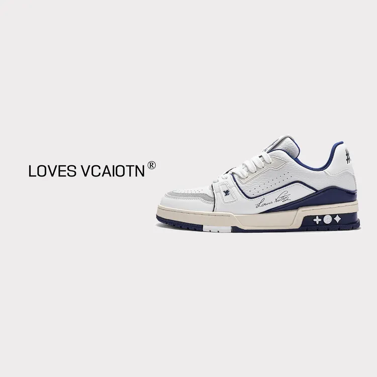 LOVES VCAIOTN#54白水泥平底低帮时尚板鞋男女同款复古休闲运动鞋