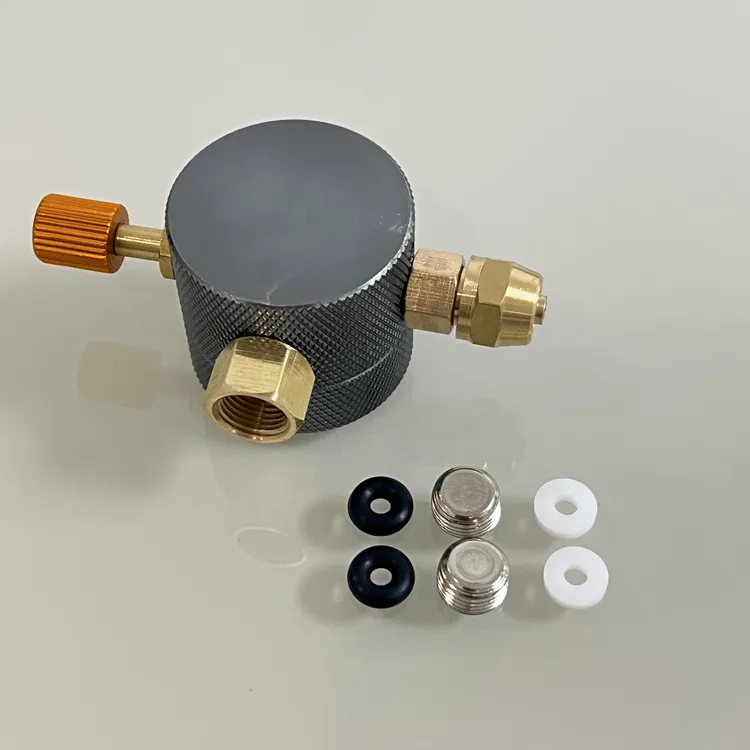 CO2铝合金可乐瓶盖自制二氧化碳发生器改装配件 可乐瓶盖微调阀