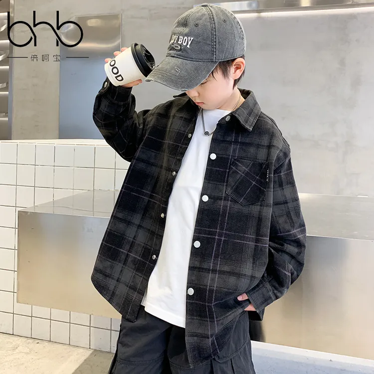 儿童装男童秋装外套2025新款春秋款中大童秋季牛仔男孩帅气衣服潮