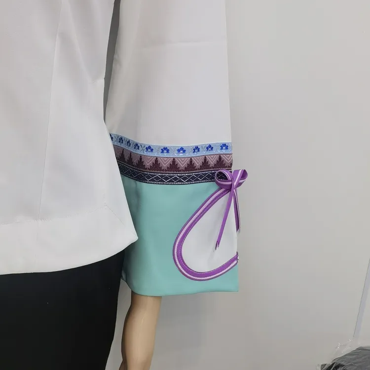 贵州少数民族白色传统上衣搭配肚兜特色民族服饰民族风女款拼接