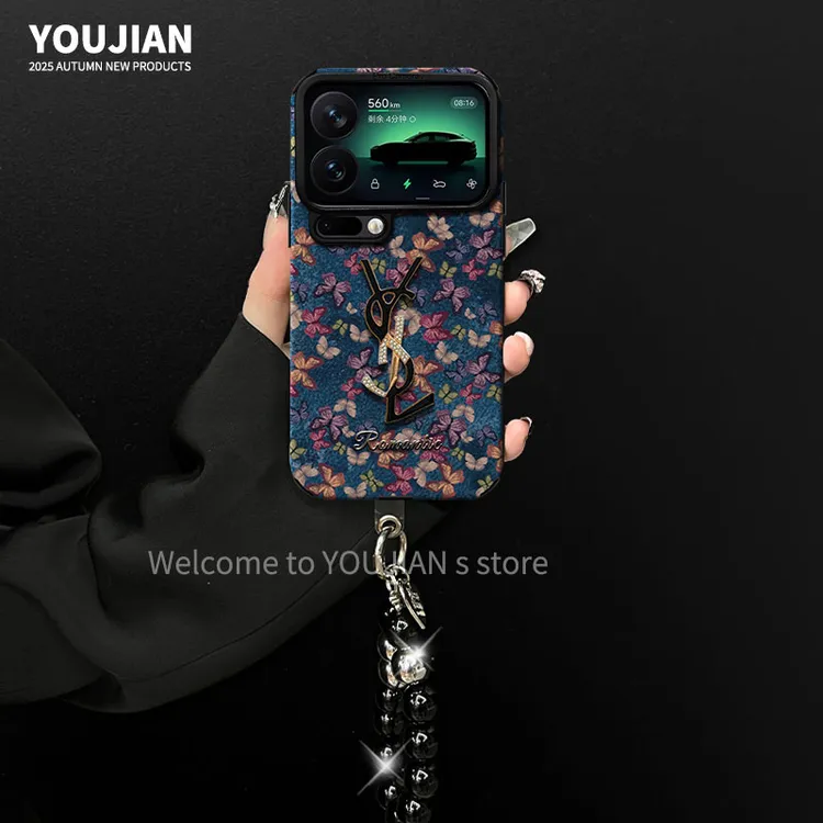 汇客凡品【小米17PRO】潮牌网红复古蝴蝶防摔手机壳女款