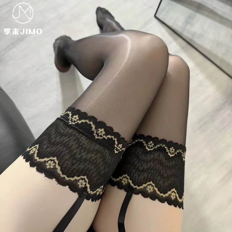 【私密发货】新款花边蕾丝吊带袜蕾丝边袜子性感网红纯欲丝袜性感