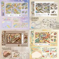 【易然文创-3.0系列（亮膜）】微缩场景造景贴纸 Diy手工解压造景贴纸