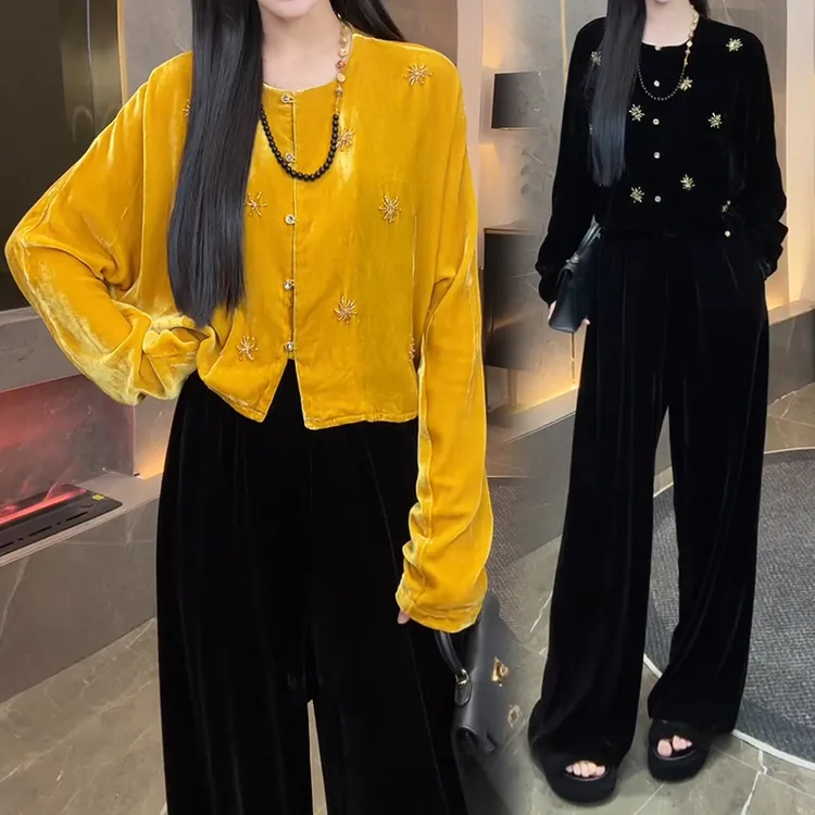 独特绝美小香风套装春秋装减龄搭配一整套御姐韩系穿搭高级感套装