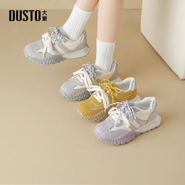 大东平底透气阿甘鞋小众舒适轻便休闲女鞋户外时尚百搭鞋子女0769