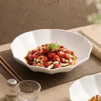 汤碗家用高颜值菜碗2025新款创意蔬菜沙拉碗酒店会所餐具中式汤盆
