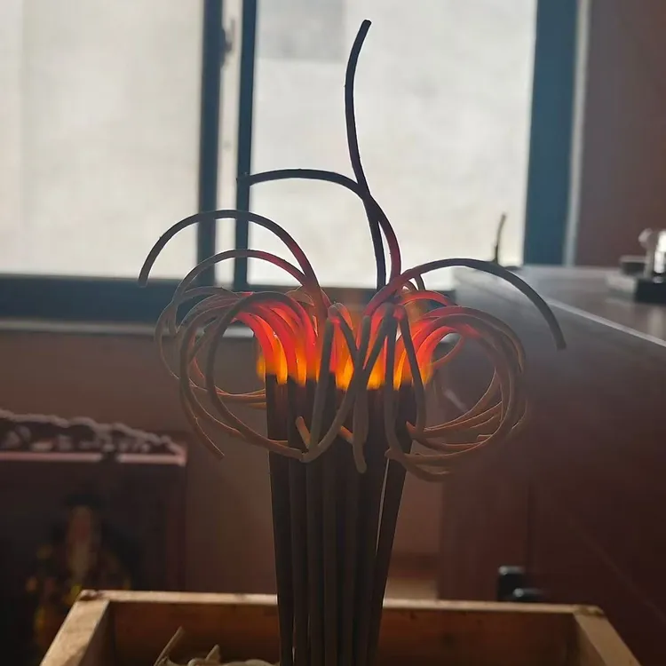 纯手工老檀莲花香室内净化礼佛家用香