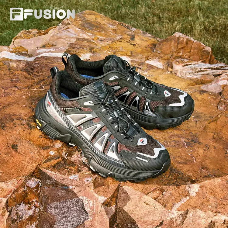 FILA斐乐COMO Y户外运动鞋情侣款厚底增高抽绳老爹鞋T12W611523F