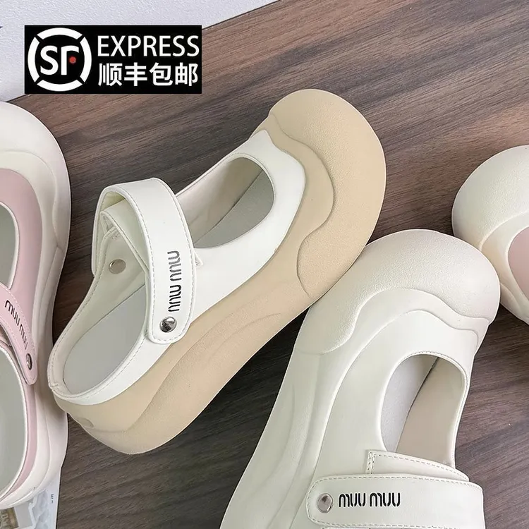 丑萌拖鞋女夏外穿可爱2025新款小众学生运动玛丽珍包头凉鞋洞洞鞋