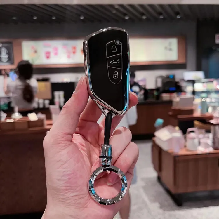 大众凌度L钥匙套高尔夫8壳id4xcrozz/id3包id6揽巡揽境途昂Xpro扣