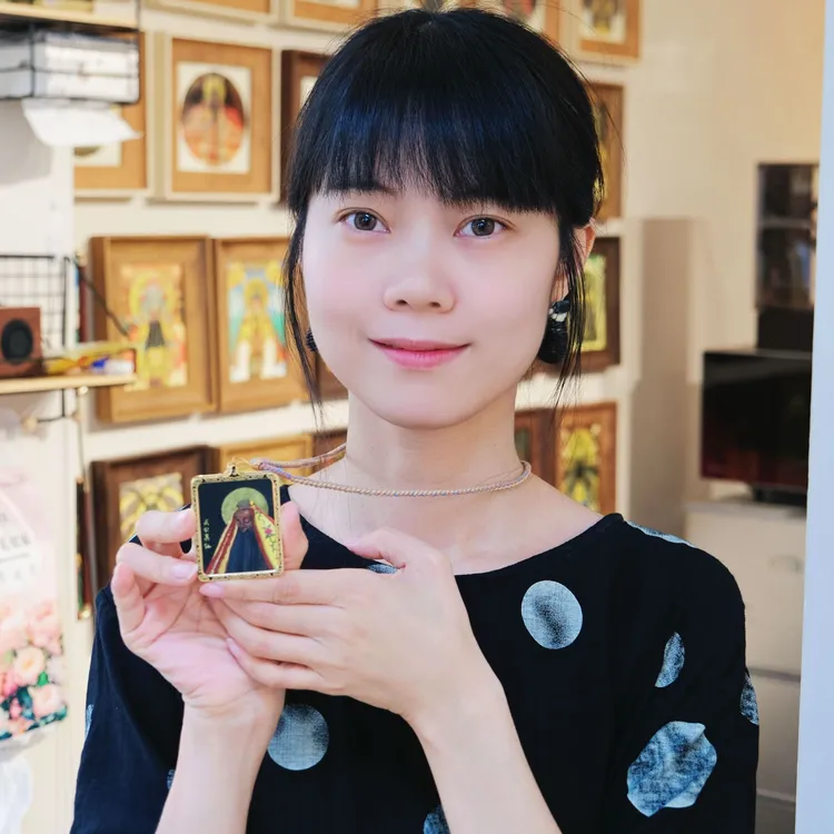 燕丽绘画竹林室吴公真仙 限量唐卡&6寸相框 收藏级艺术微喷含装裱