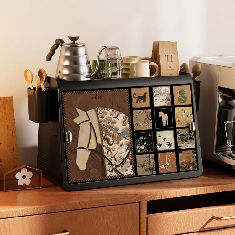 美世达防尘杯子收纳置物架桌面防尘水杯杯架茶杯茶具马克杯收纳盒