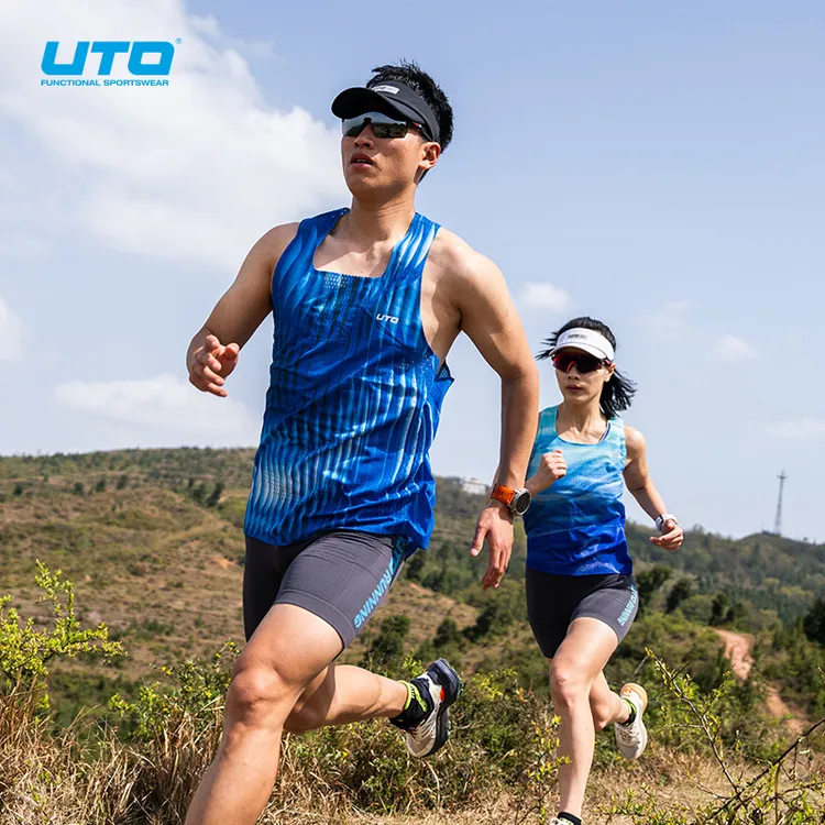 UTO/悠途户外跑步追风背心夏季薄款男女款透气吸湿速干马拉松背心