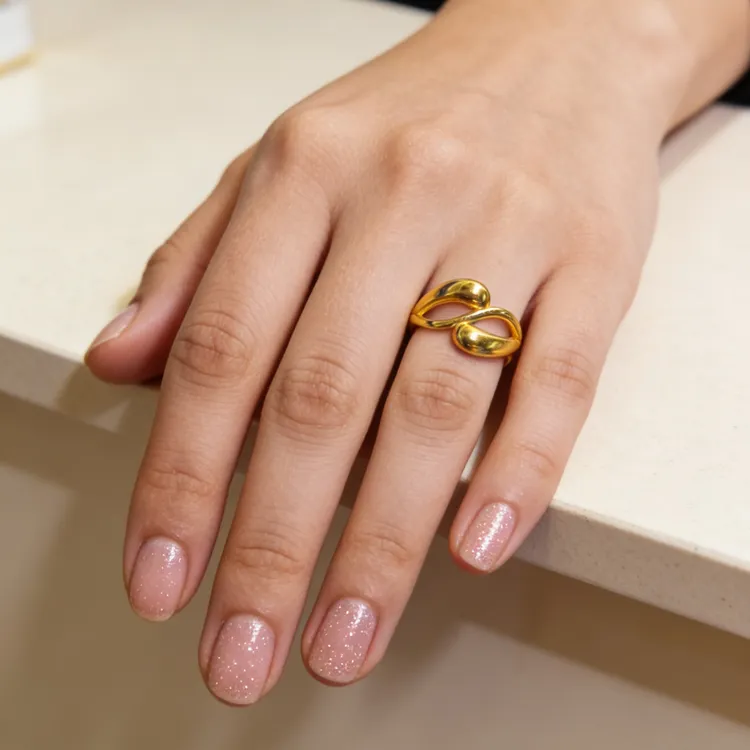 铜合金戒指 KS3032Nurluk 金色戒指民族风轻奢时尚饰品经典