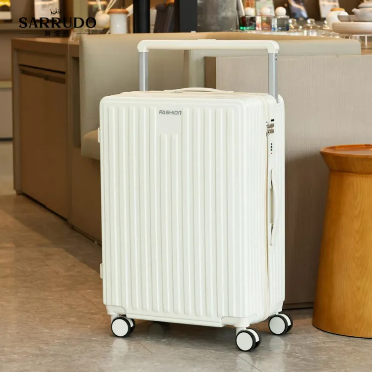 狮洛丹宽拉杆行李箱女2025新款20寸登机箱小型轻便旅行箱密码大拉