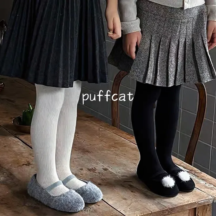 【加绒加厚】里绒480g韩版儿童细纹打底裤连裤袜外穿袜