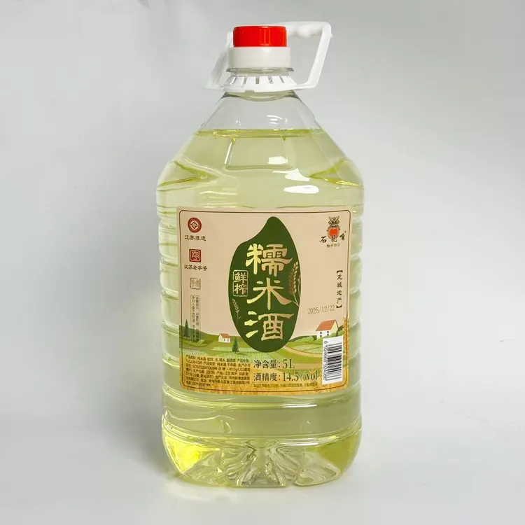 石龙嘴鲜榨糯米酒5L装*1桶