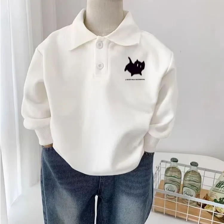 2025秋冬POLO领儿童100长袖纯棉卡通女童新款翻领童装polo宝宝衣