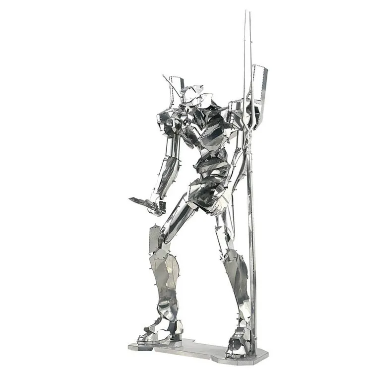 3D拼装金属玩具新世纪福音战士初代机手办玩具桌面摆件