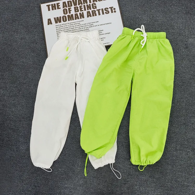 儿童裤子夏季薄款纯棉透气男童女童防蚊裤宝宝时尚宽松休闲长裤潮