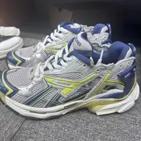 42码 二手99新 巴黎世家 runner蓝黄 运动鞋