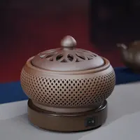 普云古韵电子熏香炉 熏香材香粉精油 香薰炉家用禅意摆件香道器具