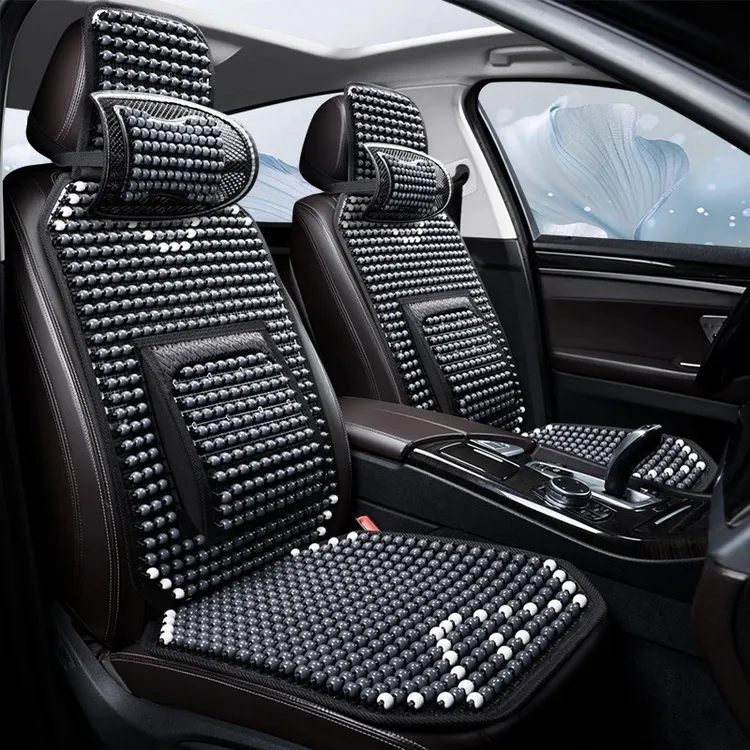 汽车坐垫夏季木珠单片雷丁车垫凉席垫子凉垫屁股垫网红防滑i32024