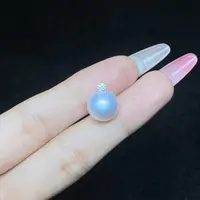 【小北好物】18k金淡水珍珠吊坠约10mm【多样性发一件】2QH27X530