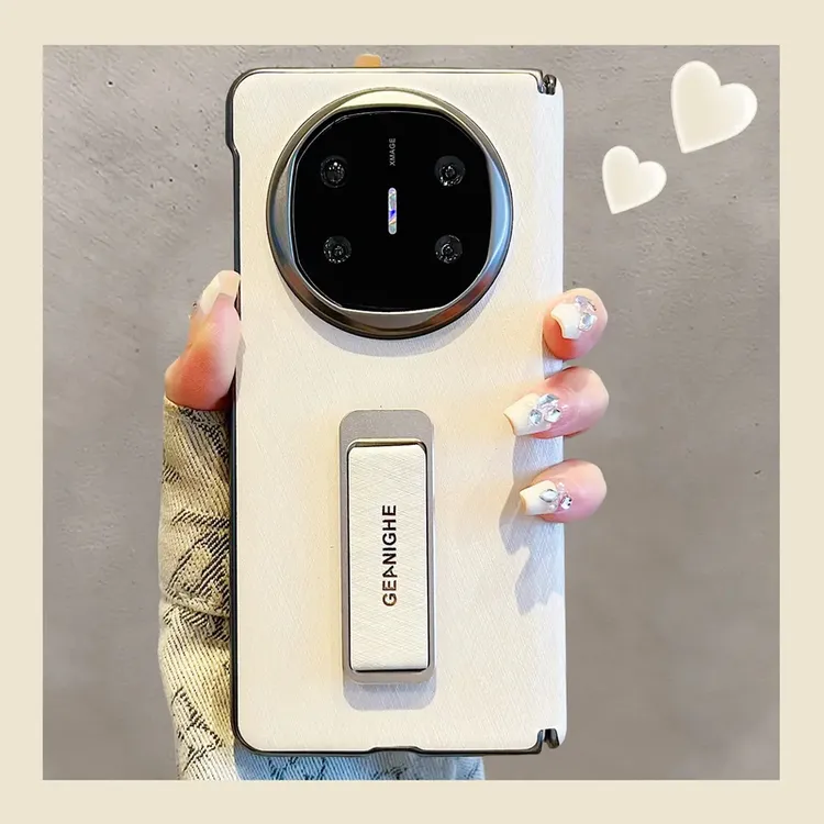 高级金丝银锦纹适用于华为MateX6折叠屏手机壳新款腕带旋转支架X5