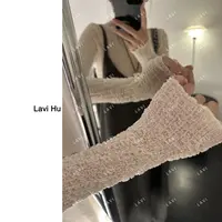 觅秋一缕 天 丝 蕾丝木耳边纯色长袖秋冬半高领打底衫80092