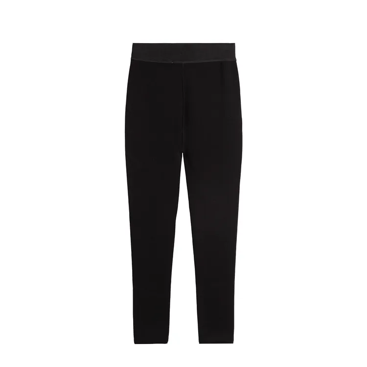  【六丑】新款时尚百搭保暖加绒黑色均码经典小黑裤312XXK0092