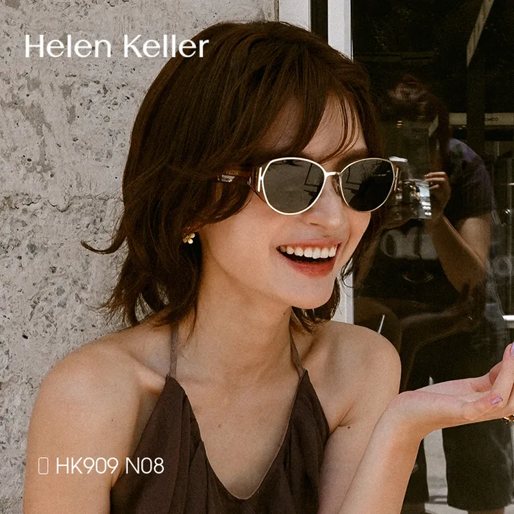 【JOJO专属】【薯薯镜】海伦凯勒潮流千金风俏皮防晒太阳镜HK909