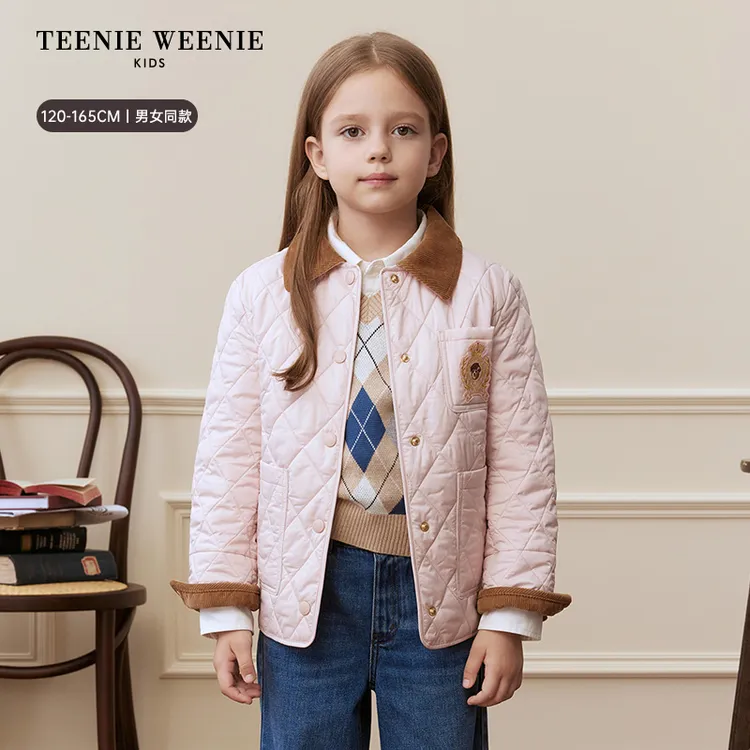 【达人专属】TeenieWeenie Kids小熊童装儿童休闲夹克棉服外套TKJP257891I