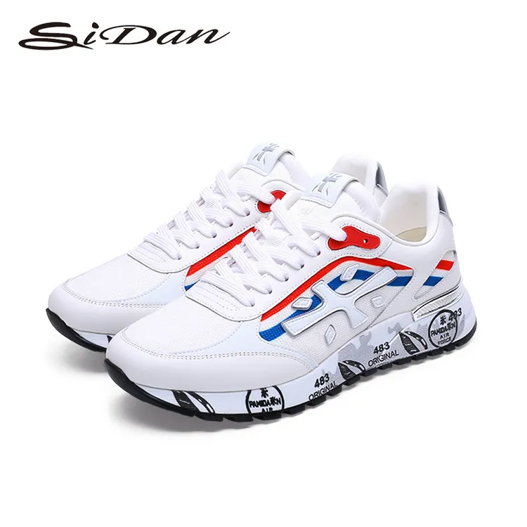 意大利Sidan/斯丹PAMIDAN系列时尚轻奢米字百搭透气运动休闲鞋男