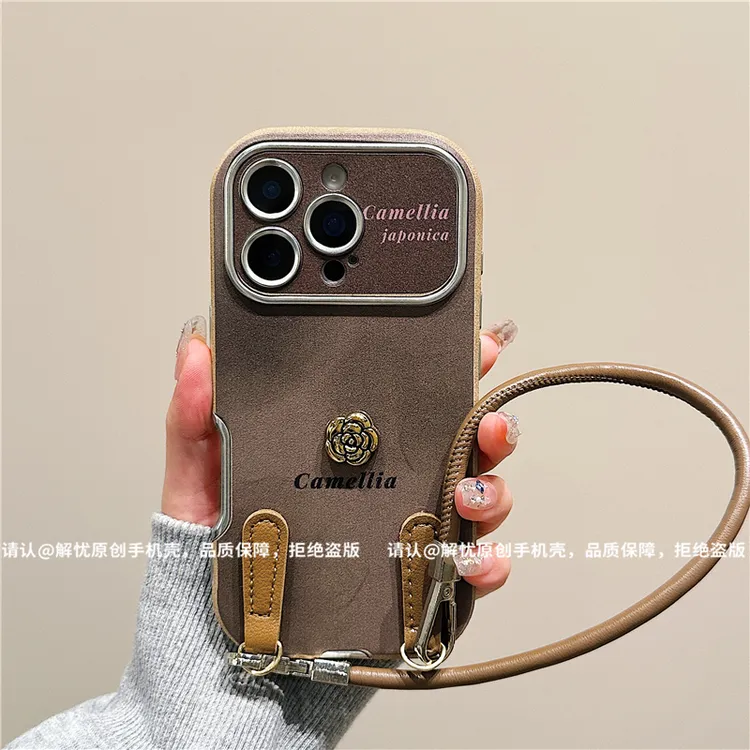 大视窗翻毛皮适用苹果16/iPhone/华为手机壳15promax防摔pura70潮