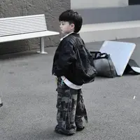 Jimmy妈童装【你的背包】秋季新款儿童后背立体书包外套夹克衫