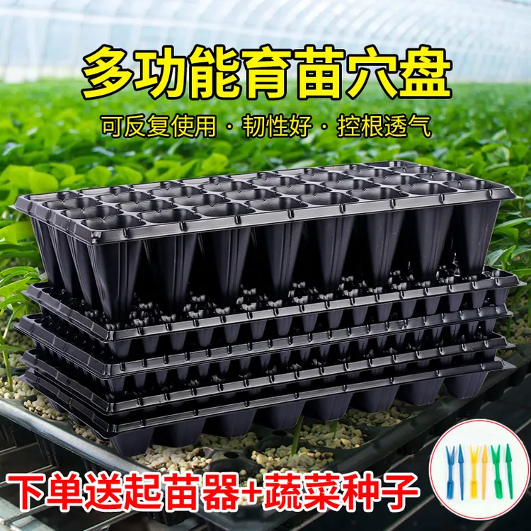 育苗盘穴盘林木加深育苗盘苗木多肉蔬菜种子育苗盆玉米育苗专用盘